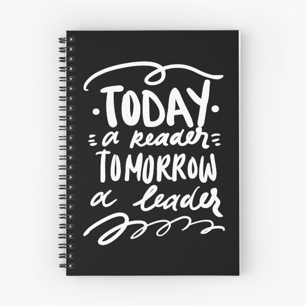 Item preview, Today A Reader Tomorrow A Leader Inspirational Quotes designed and sold by ProjectX23.