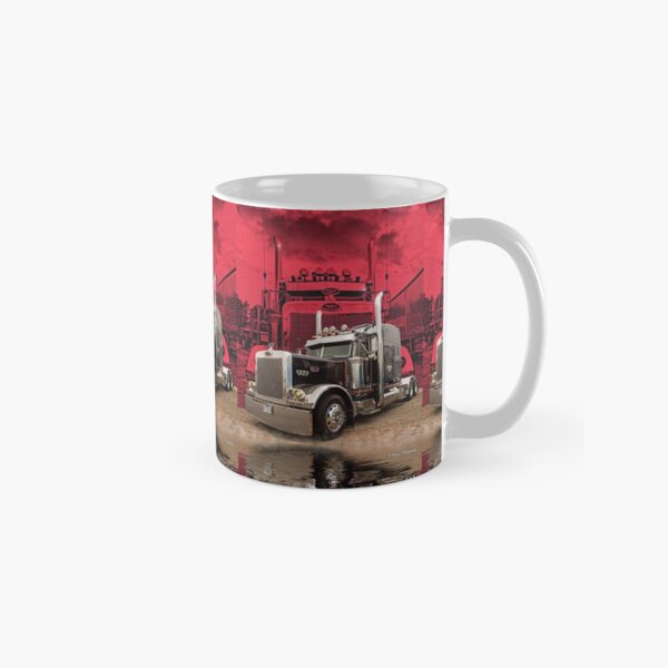 Item preview, Peterbilt with Red Peterbilt background designed and sold by rharrisphotos.
