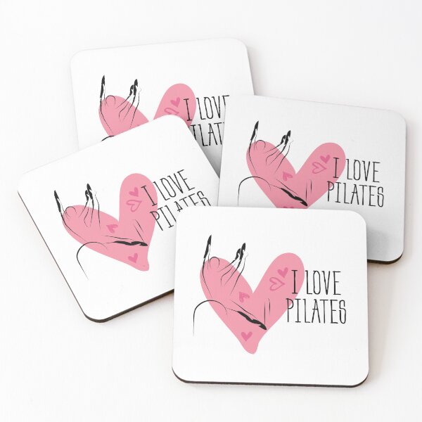 Item preview, Pilates on reformer and heart designed and sold by sashica.