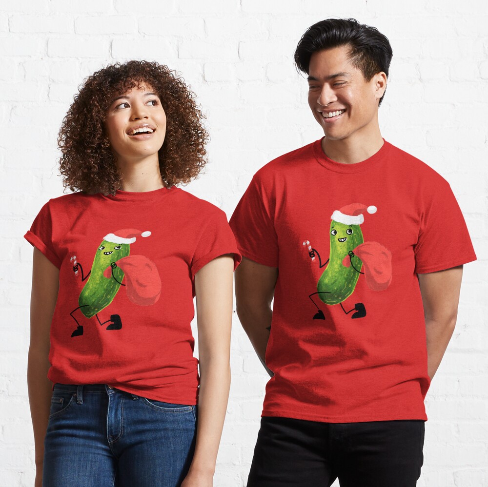 christmas pickle t shirt