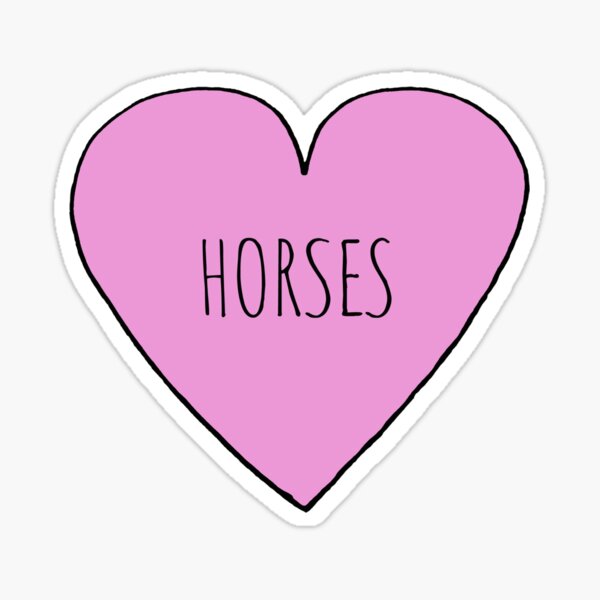 Horse Love Sticker