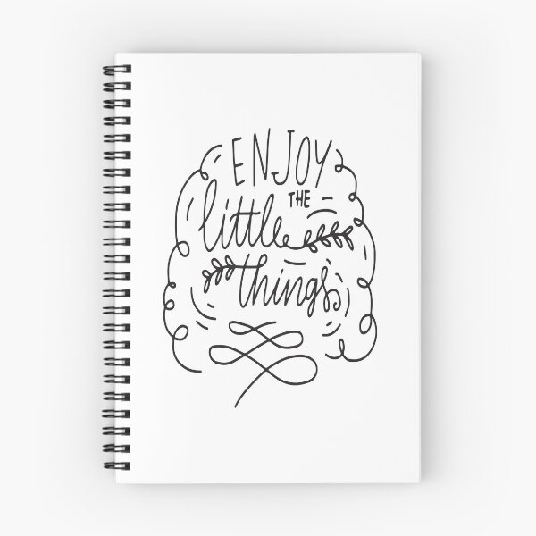 Item preview, Enjoy The Little Things Inspirational Quotes designed and sold by ProjectX23.