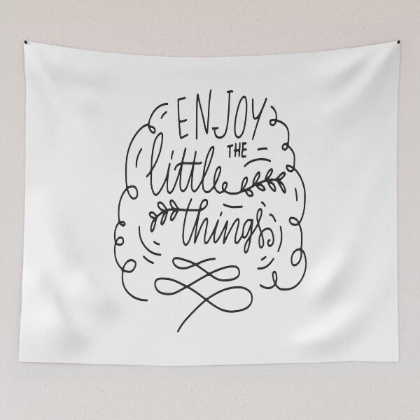 Item preview, Enjoy The Little Things Inspirational Quotes designed and sold by ProjectX23.