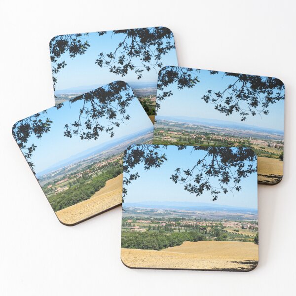 Item preview, San Quirico d'Orcia from under the oak tree designed and sold by AndrewJonesFoto.