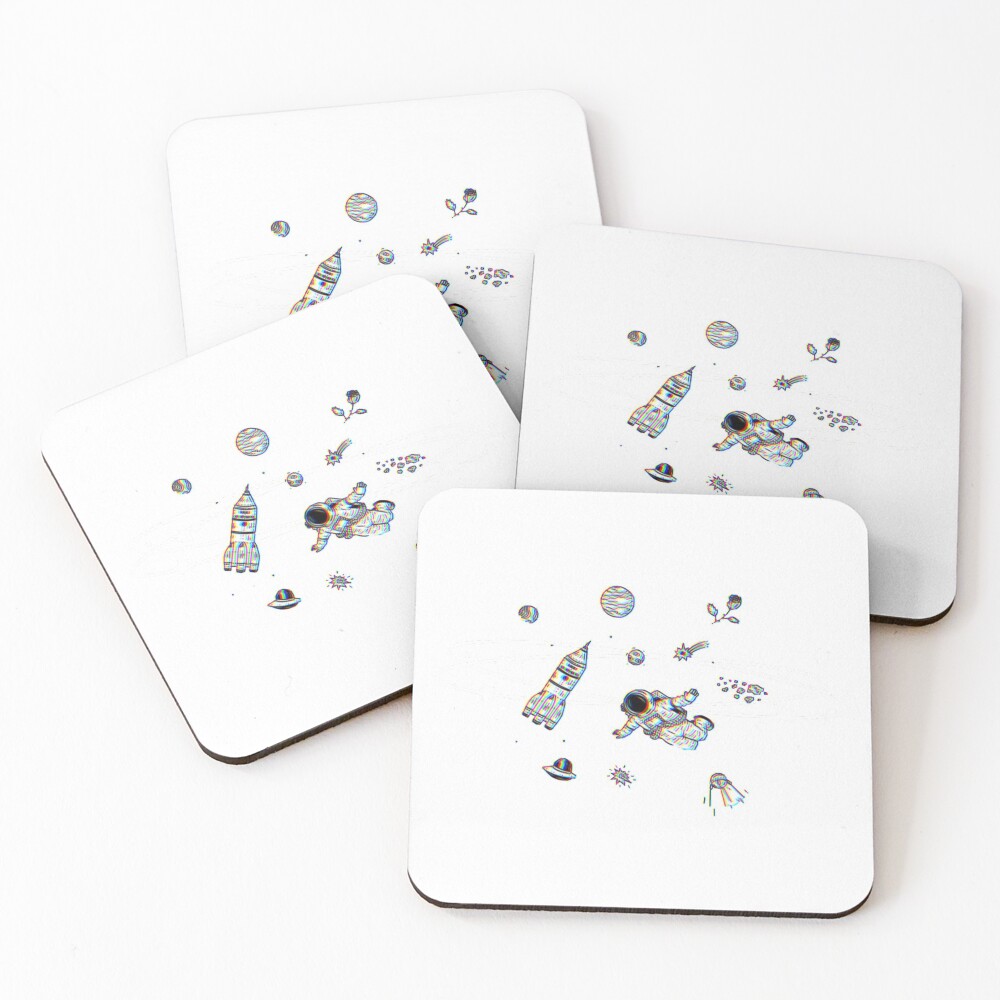space Coasters (Set of 4)