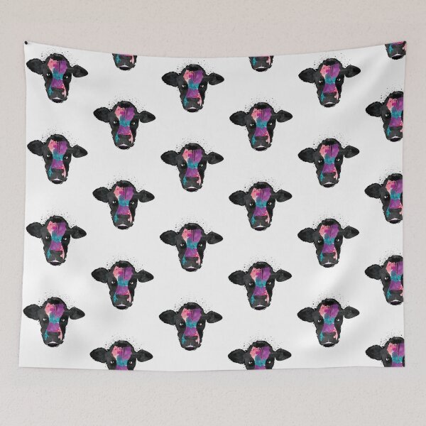 Item preview, Cow Head Art Watercolor - For People Who Love Cows designed and sold by NomYen ..