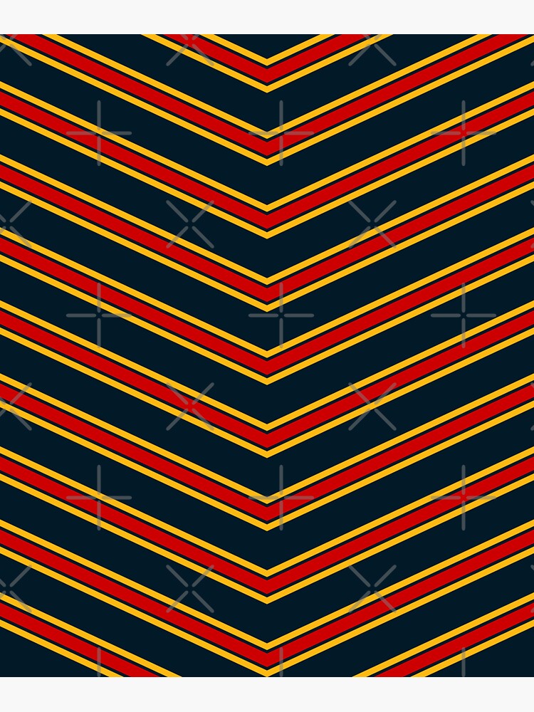 "Reflective Chevrons" Sticker by tmsarts Redbubble