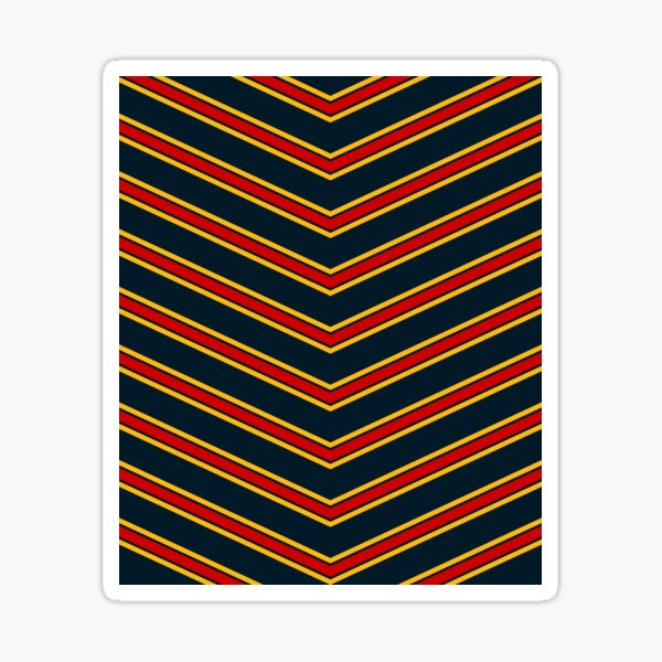 "Reflective Chevrons" Sticker by tmsarts Redbubble