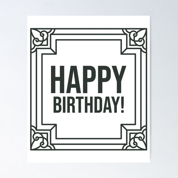 Item preview, Happy Birthday designed and sold by SVDesignatVasil.