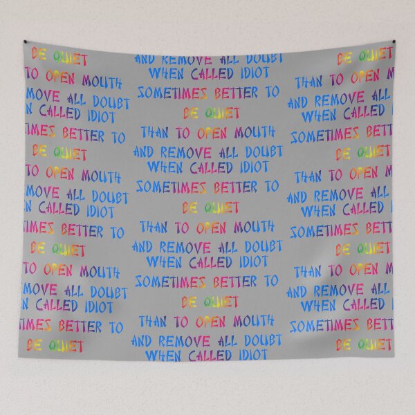 Item preview, When called idiot ... designed and sold by Squirrox.