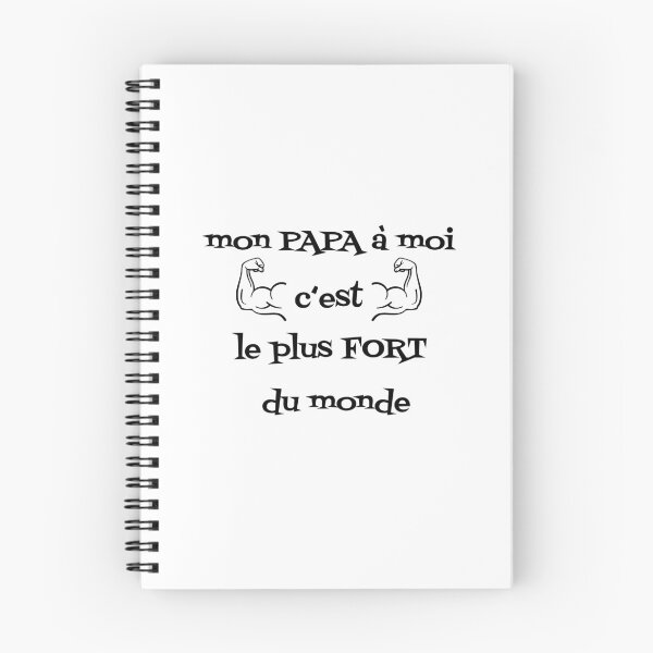 Aperçu de l'œuvre mon papa à moi c'est le plus fort du monde créée et vendue par SunuDesign.