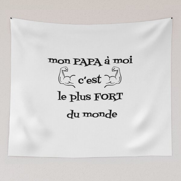 Item preview, my dad is the strongest in the world designed and sold by SunuDesign.