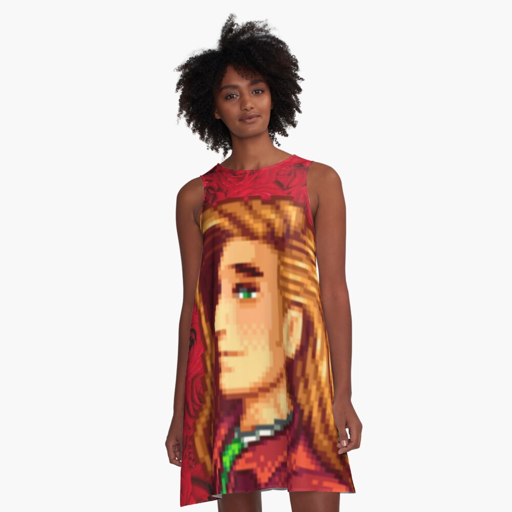 Stardew Valley Elliott A Line Dress By Raybound4 Redbubble