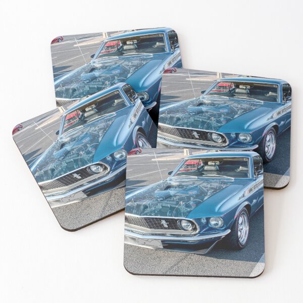Item preview, Misted Bonnet Ford Mustang in blue designed and sold by Cars around Adelaide.