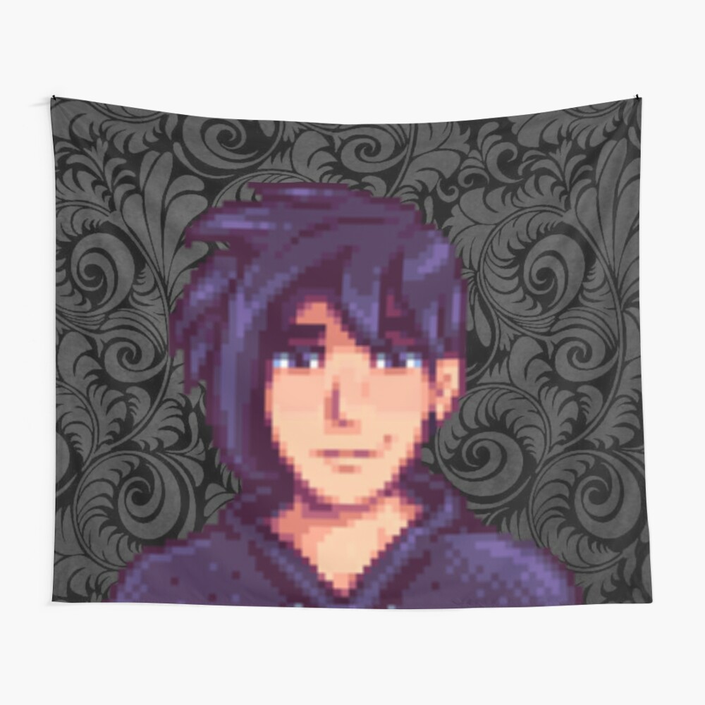 Stardew Valley Sebastian Tapestry By Raybound4 Redbubble