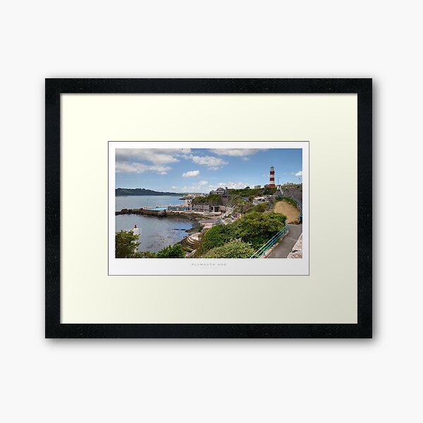 Plymouth Hoe, Devon Framed Art Print