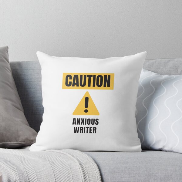 Item preview, Caution Writer Anxiety Awkward Cute Funny Happy Writing Book Reading Sarcastic Birthday Idea designed and sold by EpsilonEridani.