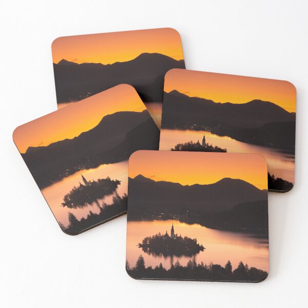 Item preview, Lake Bled from Ojstrica at sunrise designed and sold by Ian Middleton.