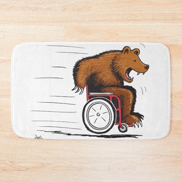Item preview, Bear in a wheelchair designed and sold by Joel Tarling.