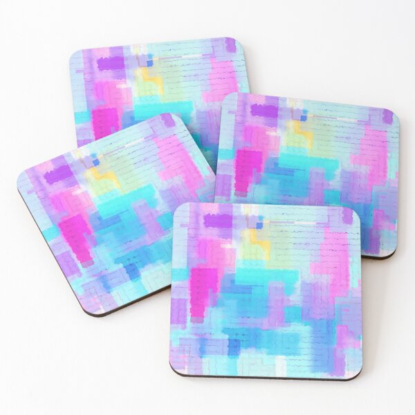 Item preview, Digital abstract painting. Colorful background artwork. designed and sold by ikaDrawings.