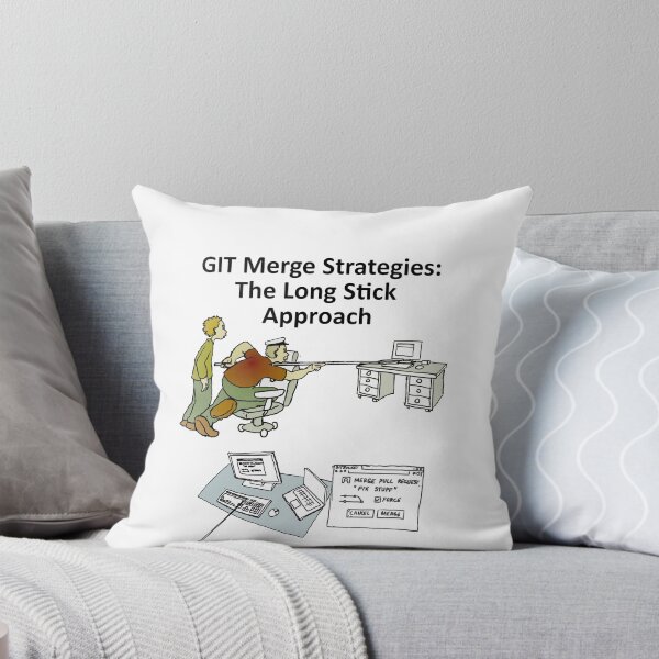 Item preview, Git Merge Strategies version 2 - The Long Stick Approach designed and sold by devscape.