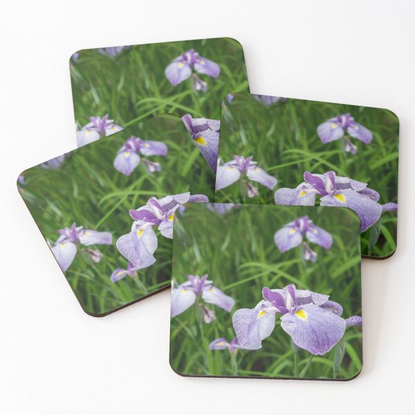 Item preview, Amethyst Colored Japanese Irises in Bloom - A Garden for Van Gogh designed and sold by Georgia Mizuleva.