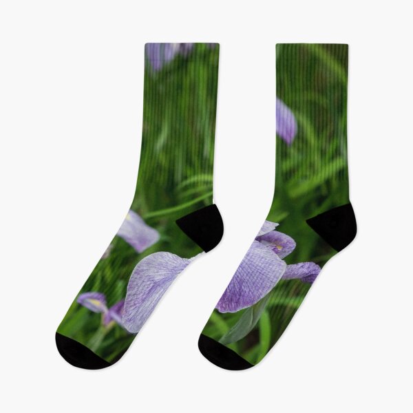 Item preview, Amethyst Colored Japanese Irises in Bloom - A Garden for Van Gogh designed and sold by Georgia Mizuleva.