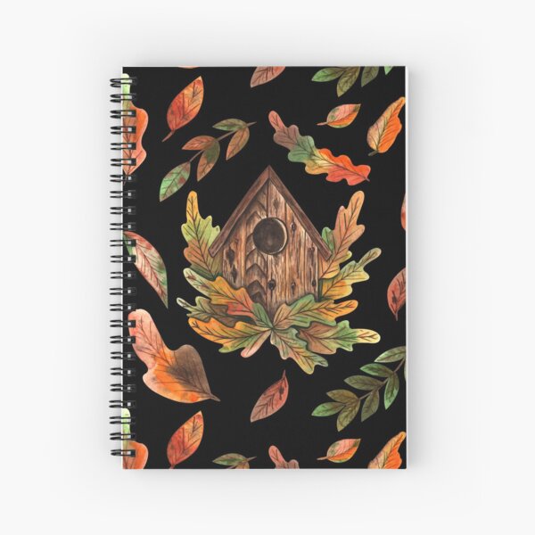 Item preview, Hello autumn birdhouse pattern designed and sold by wolfgangrainer.