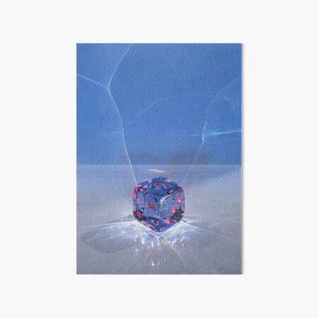Caustics Madness - Dice Art Board Print