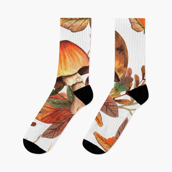 Item preview, Hello autumn mushroom pattern designed and sold by wolfgangrainer.
