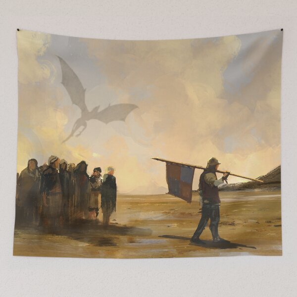 Item preview, Dragon in the horizon designed and sold by annoniart.