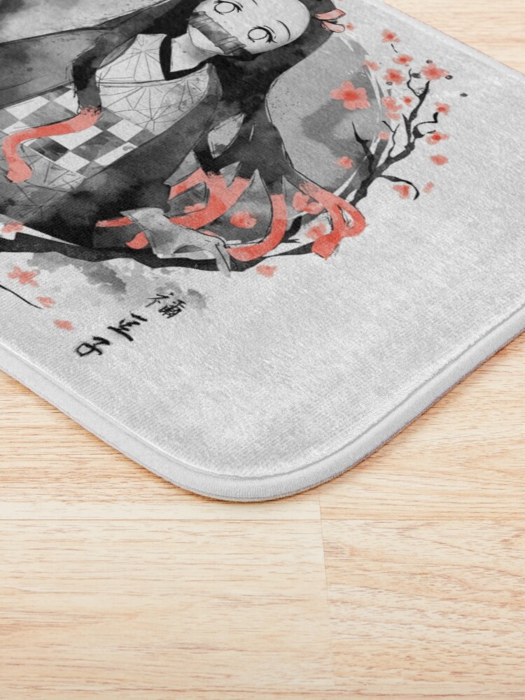 Alternate view of Nezuko Ink Bath Mat