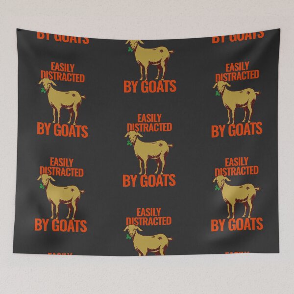 Item preview, Easily Distracted By Goats - ADHD (for ENFP ENTP INTP and INFP) designed and sold by isstgeschichte.