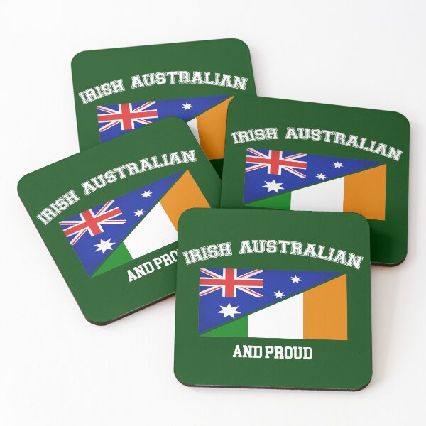 Item preview, PROUD IRISH AUSTRALIAN 01 designed and sold by IOMAprints.