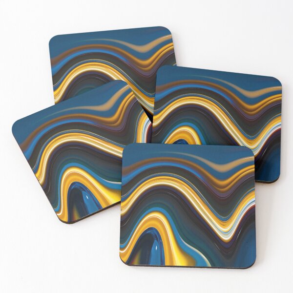 Item preview, Wavy lines designed and sold by Carole Pallier.