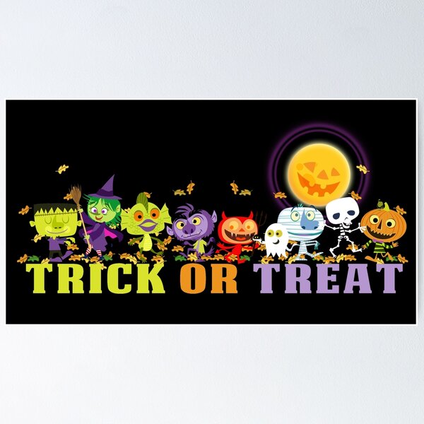Item preview, trick or treat 2 designed and sold by Wonderful world of whimsical Art of yesteryear and today .