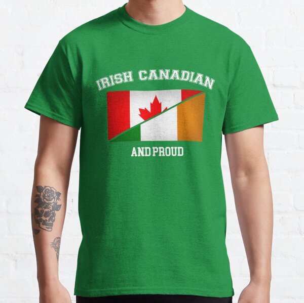 Irish Canadian Flag Men's T-Shirts for Sale | Redbubble