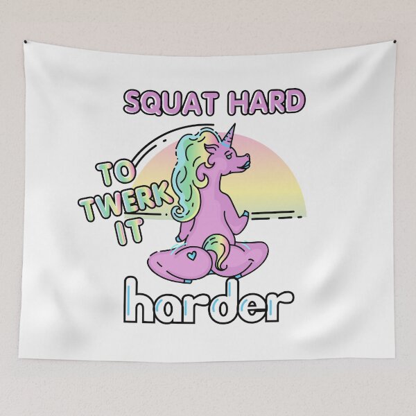 Item preview, Twerking Unicorn for Twerk Team GYM Workout designed and sold by IslandLakeTree.