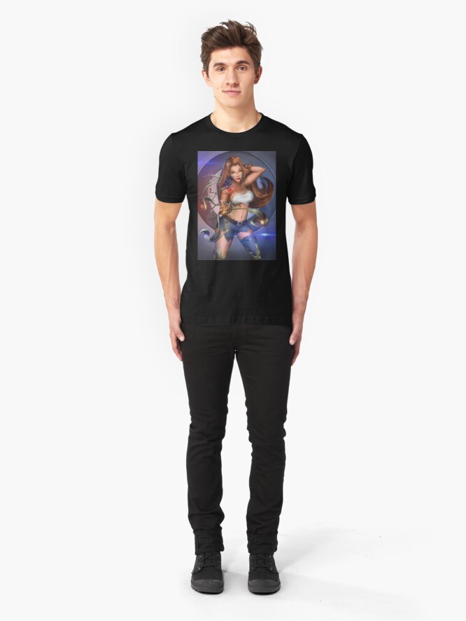 Alternate view of Symbiotic Armor Detective Slim Fit T-Shirt
