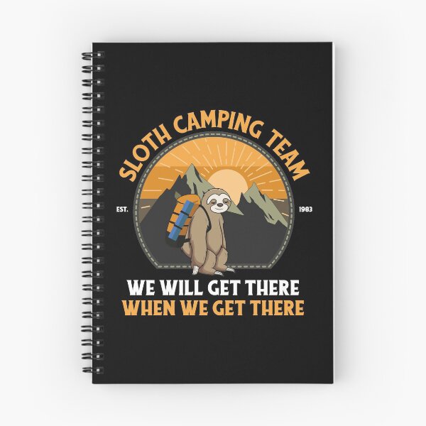 Item preview, Sloth Camping, Sloth Camping Team  designed and sold by Space Fox.