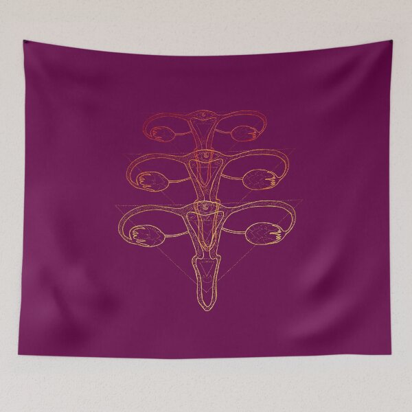 Item preview, Uterus Multiplied purple designed and sold by Alessia Green.
