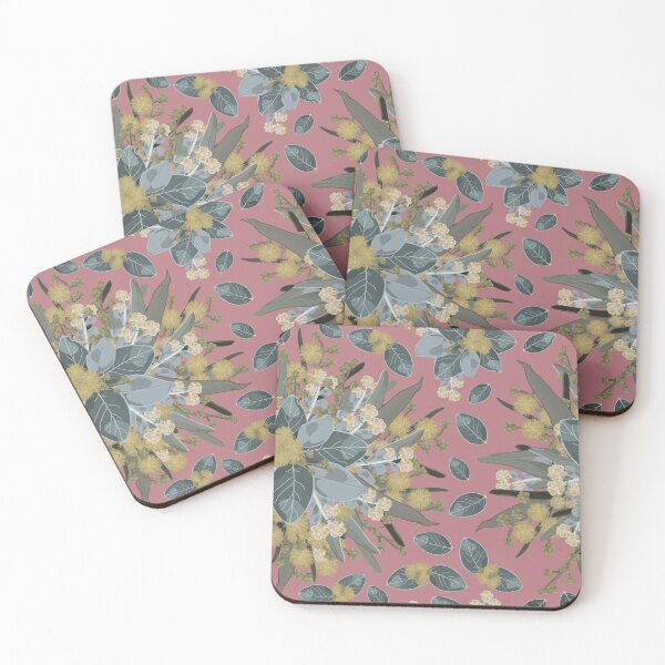 Item preview, Vintage Golden Wattle Pattern designed and sold by Sketchbook Designs.