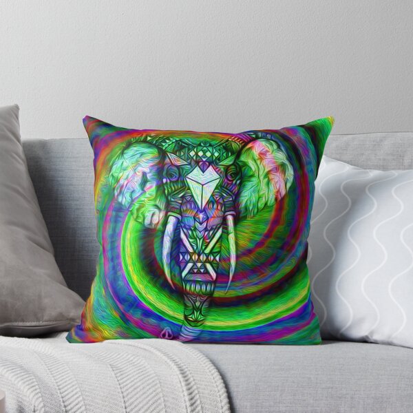 Item preview, PSYCHEDELIC ELEPHANT  designed and sold by johnnyssandart.