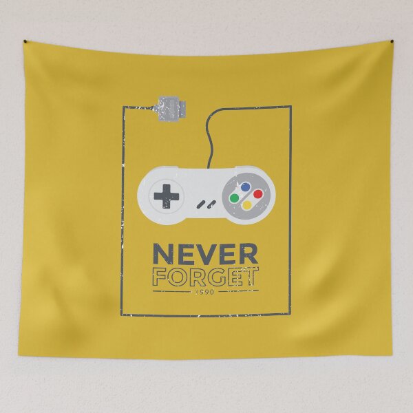 Item preview, Never Forget 1990 : retro gamer joystick design designed and sold by FFelder.