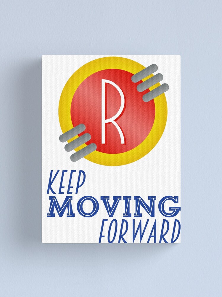Alternate view of Keep Moving Forward - Meet the Robinsons Canvas Print