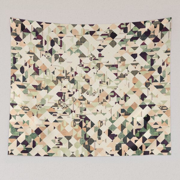 Item preview, Grunge Pattern of Squares designed and sold by Phil Perkins.