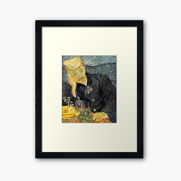 Aperçu de l'œuvre Dr. Gachet - Van Gogh - c1890 créée et vendue par CrankyOldDude.