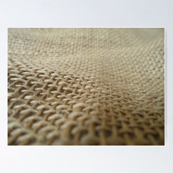 Hessian discount wall hanging