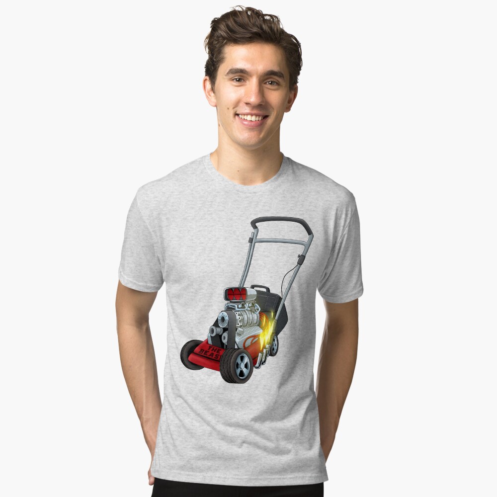 T-shirt enfant for Sale avec l'œuvre « Tondeuse à gazon V8 » de l'artiste  Lee Stannard