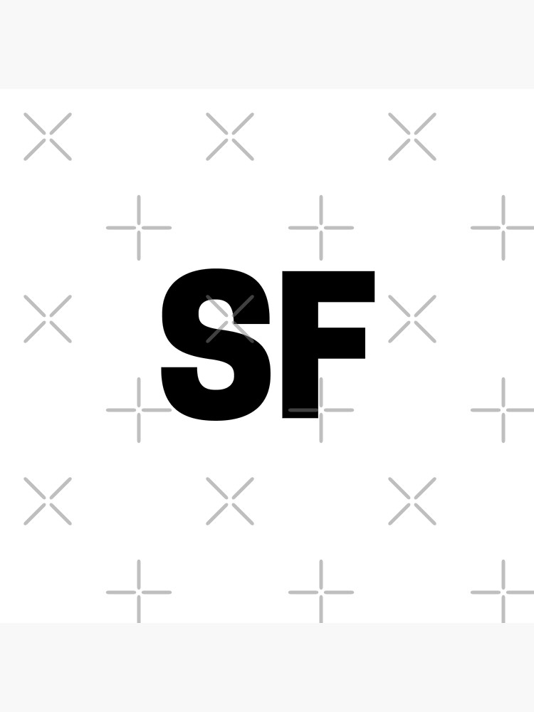 Red San Francisco-SF 2 Sticker for Sale by funnybbqshirts